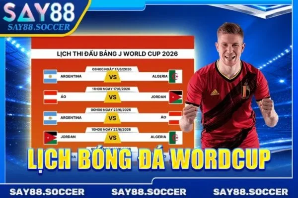 Lịch Bóng Đá World Cup Cập Nhật Mới Nhất, Liên Tục Tại SAY88
